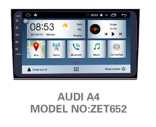 AUDI - A4 RS4 S4 2002 - 2008 OEM LARGE SCREEN GPS NAV ANDROID  STEREO - BLUETOOTH - USB MOVIE