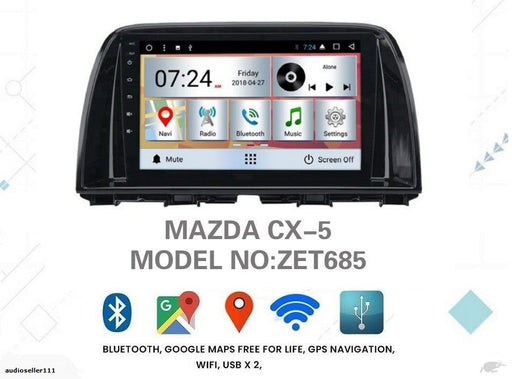 Mazda CX-5 OEM LARGE SCREEN GPS NAV ANDROID STEREO - BLUETOOTH - Camera in