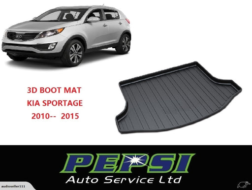 3D Boot Liner / Cargo Mat / Trunk liner Tray for   -- KIA SPORTAGE 2010--  2015