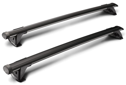 Black Aluminium Roof Rack 1.4M Cross bar Silent Design FOR NISSAN NV350 NV200