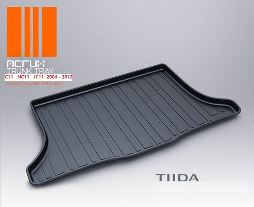 3D Boot Liner / Cargo Mat / Trunk liner Tray for NISSAN Hatchback TIIDA  2004–12