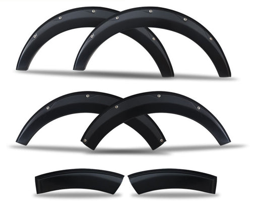 FOR HIACE 2005- CURRENT ---  MATT BLACK FENDER FLARE WHEEL ARCH WITH NUT