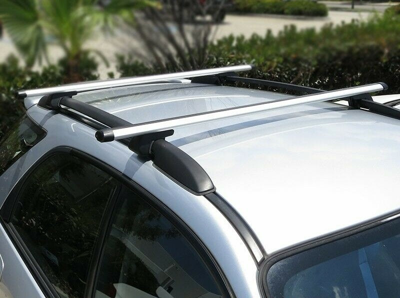 2 x  130 CM  Universal  Aluminum  Roof Rack  Cross Bars