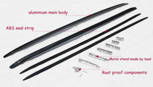 Black Car Roof Rack Rail Bar Luggage Carrier For Range Rover Sport L494 14-20