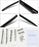 Black Car Roof Rack Rail Bar Luggage Carrier For Range Rover Sport L494 14-20