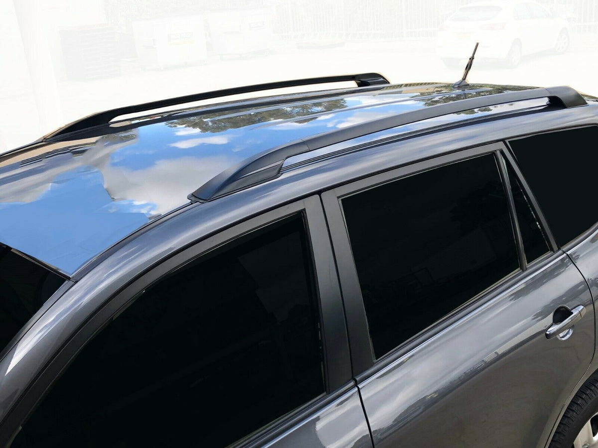 Black OEM style Roof Rails for Toyota RAV4 / Vanguard 2006 - 2012 (lon ...