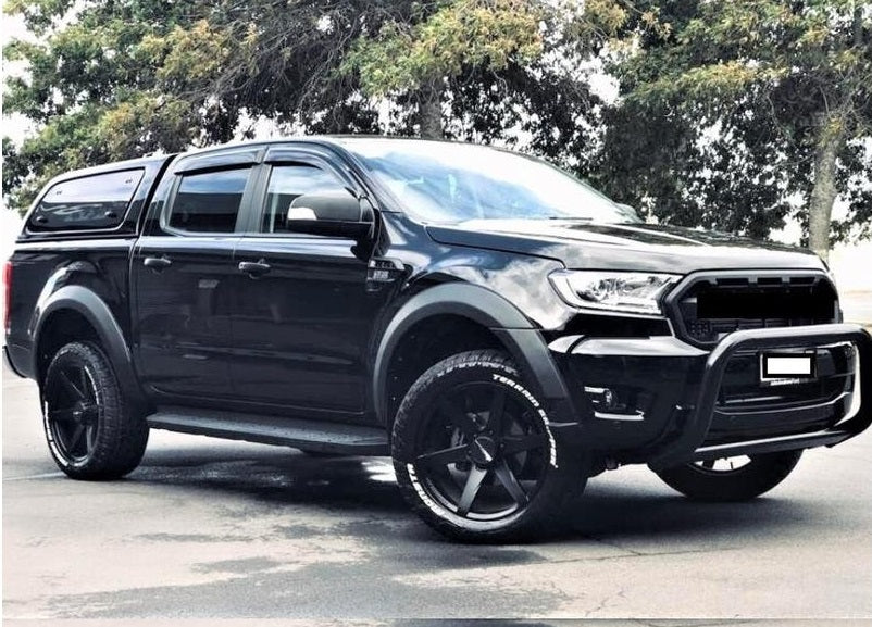 Black Steel Nudge Bar for Ford Ranger 2012+ PX1 PX2 PX3 2012+ (Sensor Friendly)