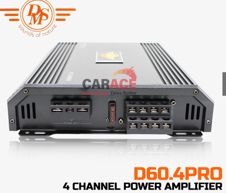 DMS D60.4PRO | 4 Channel Power Amplifier MOSFET | 4CH Car Power Amplifier 2400W