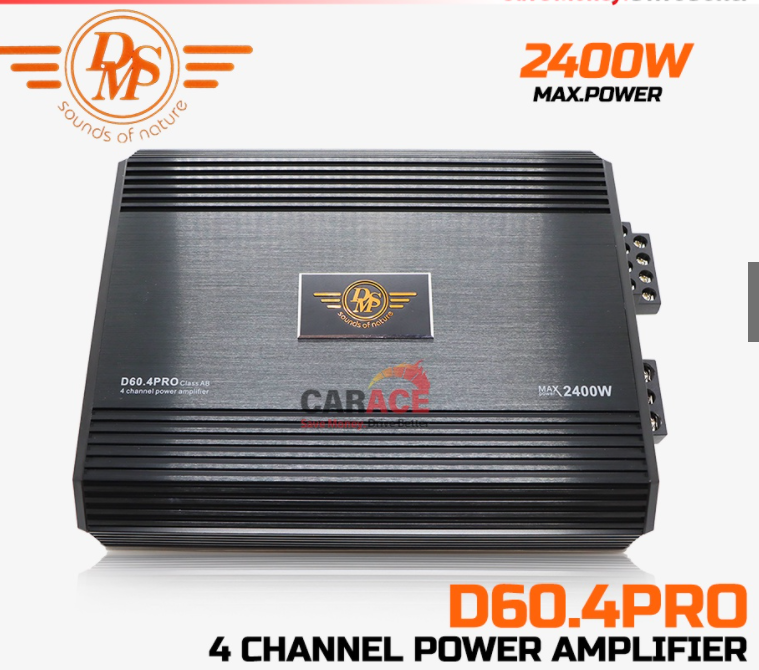 DMS D60.4PRO | 4 Channel Power Amplifier MOSFET | 4CH Car Power Amplifier 2400W