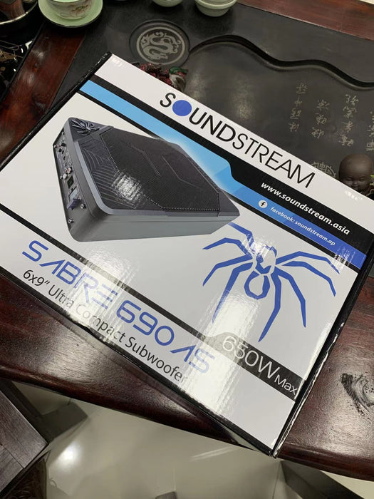 Soundstream Sabre-690AS  Underseat  6" x 9" ACTIVE SUBWOOFER（Built in Amplifier） (Copy)