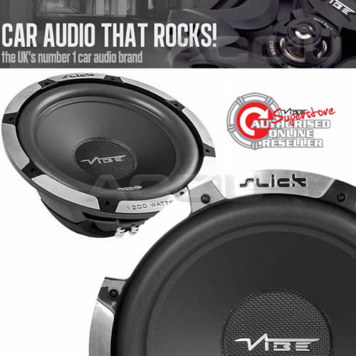UK BRAND VIBE  12" SUBWOOFER + Performance box + 500W RMS Amplifier