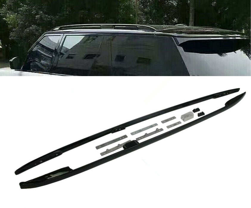 ROOF RAIL RACK BLACK OEM STYLE FOR LAND RANGE ROVER VOGUE L405 (SWB) 2 ...