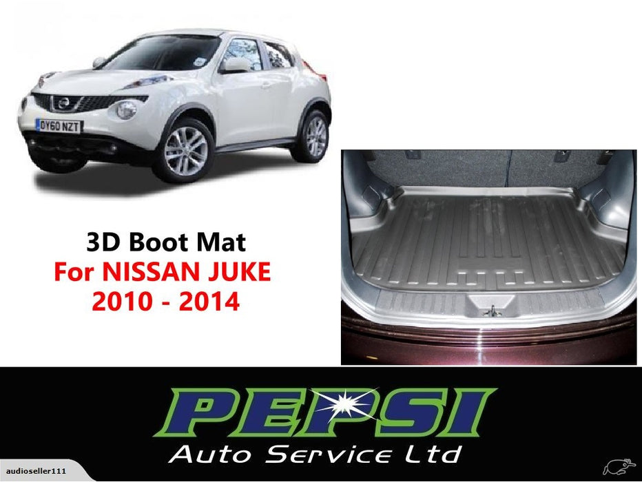 3D Boot Liner / Cargo Mat / Trunk liner Tray for NISSAN JUKE 2010 - 2014