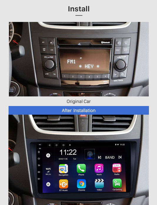 PHILIPS - SUZUKI SWIFT2010-2016 OEM 9 Inch  GPS NAV ANDROID STEREO - BLUETOOTH - Camera in