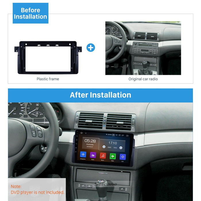 9 INCH ANDROID SYSTEM  * BMW E46 3 SERIES * Car GPS Stereo Navigation BT