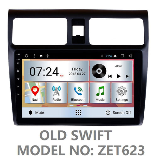 SUZUKI SWIFT 2004 - 2010 OEM LARGE SCREEN GPS NAV ANDROID SYSTEM STEREO - BLUETOOTH - USB MOVIE