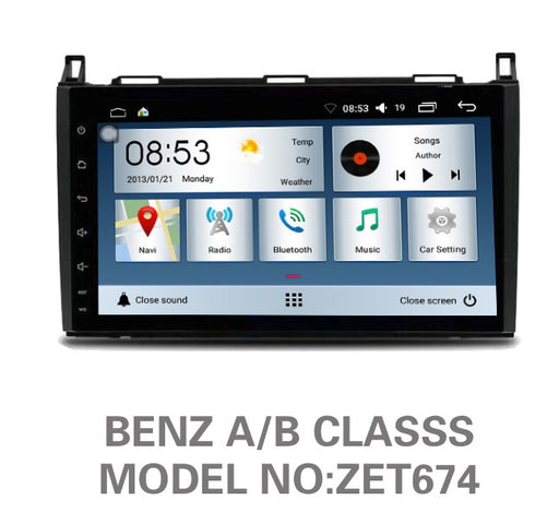BENZ A class W169 / B class W245 / Viano/Vito, Sprinter W906 OEM LARGE SCREEN GPS NAV ANDROID SYSTEM STEREO - BLUETOOTH - USB MOVIE