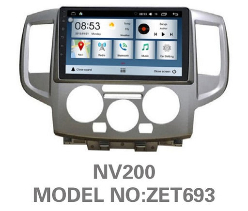 NISSAN NV200 OEM LARGE SCREEN GPS NAV ANDROID SYSTEM STEREO - BLUETOOTH - USB MOVIE