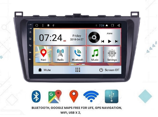 MAZDA 6 ATENZA 2009 -2013OEM LARGE SCREEN GPS NAV ANDROID STEREO - BLUETOOTH