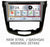 NISSAN NEW XTRAIL / QASHQAI OEM LARGE SCREEN GPS NAV ANDROID SYSTEM STEREO - BLUETOOTH - USB MOVIE