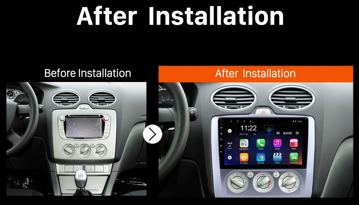 PHILIPS - FORD FOCUS 2006-2011 OEM 9 Inch  GPS NAV ANDROID STEREO - BLUETOOTH - Camera in
