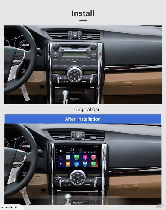 PHILIPS - Suit for  TOYOTA MARK X 2009+  OEM 9 Inch  GPS NAV ANDROID STEREO  BLUETOOTH - Camera in