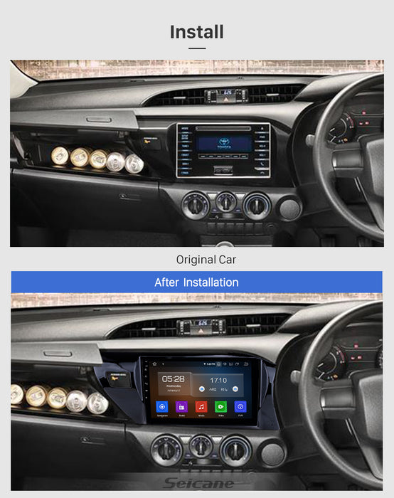 Philips - Suit for  Toyota HILUX 2015+ OEM 10" GPS NAV ANDROID BLUETOOTH STEREO  Camera in