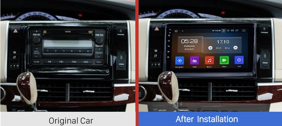 Philips Wireless Carplay Android - Suit for  TOYOTA ESTIMA / PREVIA 2006+ GPS NAV STEREO