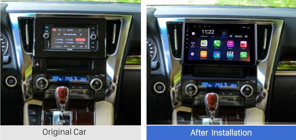 Philips - Suit for Toyota ALPHARD / VELLFIRE OEM 10" GPS NAV ANDROID BT STEREO  Camera in