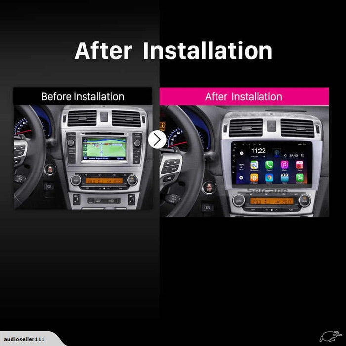 TOYOTA AVANSIS 2010+ OEM LARGE 9 INCH SCREEN GPS NAV ANDROID STEREO - BLUETOOTH
