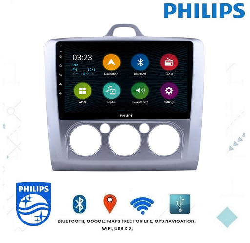 PHILIPS - FORD FOCUS 2006-2011 OEM 9 Inch  GPS NAV ANDROID STEREO - BLUETOOTH - Camera in