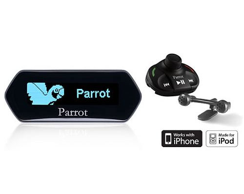 PARROT MK6100 BLUETOOTH HANDSFREE STEREO CAR KIT PHONE TEXT MUSIC WIRELESS