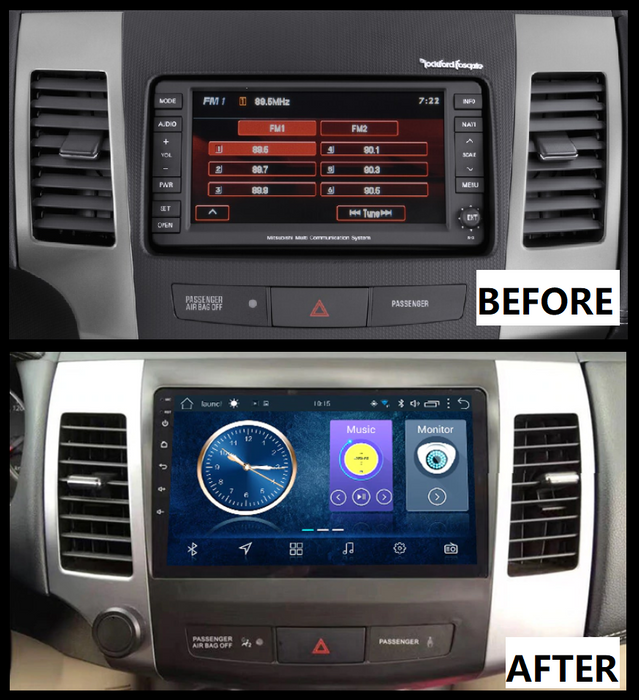PHILIPS - OUTLANDER 2006 - 2012 OEM 9 Inch  GPS NAV ANDROID STEREO - BLUETOOTH - Camera in