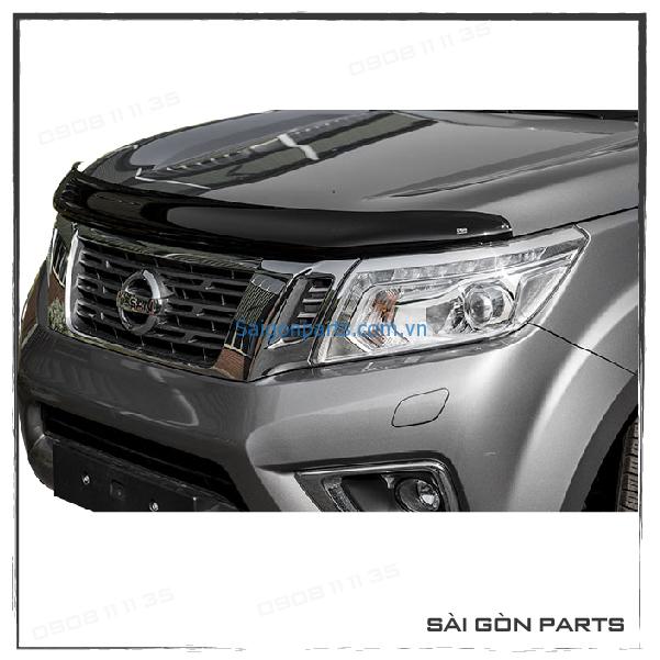 Bonnet Protector BUG GUARD WIND DEFLECTOR (Smoked) for Nissan Navara NP300 2014+