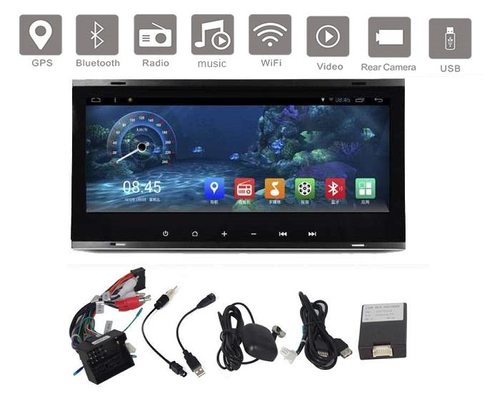 TOUAREG 2004 -2009 9 INCH ANDROID SYSTEM  * VW GOLF PASSAT POLO TIGUAN * GPS Stereo Navigation BT