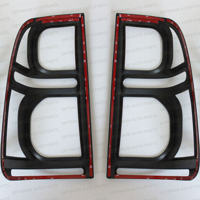 TailLight Tail light Cover for Toyota Hilux 2012-2015 (Matte Black)