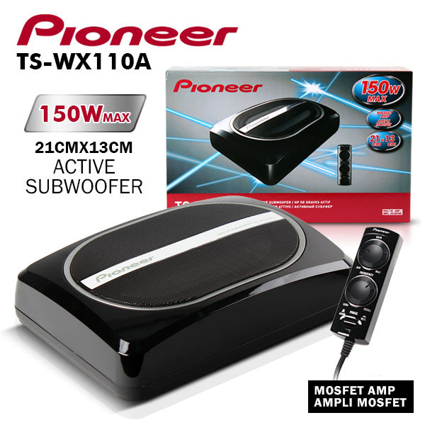 BRAND New Pioneer TS-WX110A 150W SUB UNDERSEAT SUBWOOFER (Built