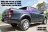 MATT BLACK FENDER FLARE WHEEL ARCH WITH NUT FOR FORD RANGER PX1 2012 - 2015
