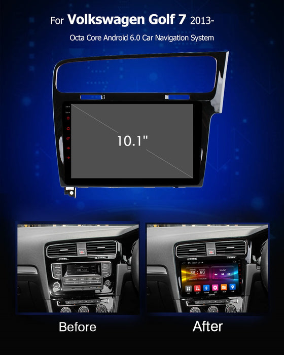 GOLF 2013+ MK7 9 INCH ANDROID SYSTEM  * VW GOLF PASSAT POLO TIGUAN * GPS Stereo Navigation BT