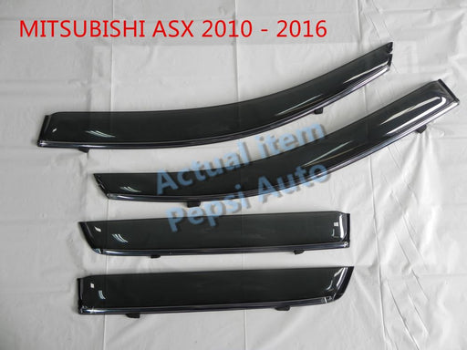 Door Visor / Weather Shield / Monsoon Guard For  MITSUBISHI ASX 2010 - 2016