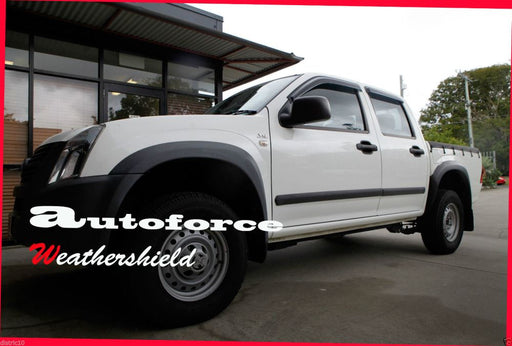 Door Visor / Weather Shield / Monsoon Guard for HOLDEN RODEO 2002 -- 2008