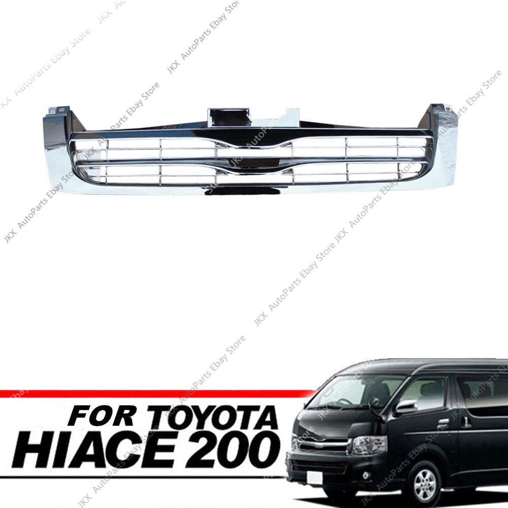 Chrome Upgrade Grill  for  Toyota Hiace 2004 -- 2010 (Narrow body)
