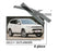 Door Visor / Weather Shield / Monsoon Guard FOR OUTLANDER 2013+   (4 PIECE)