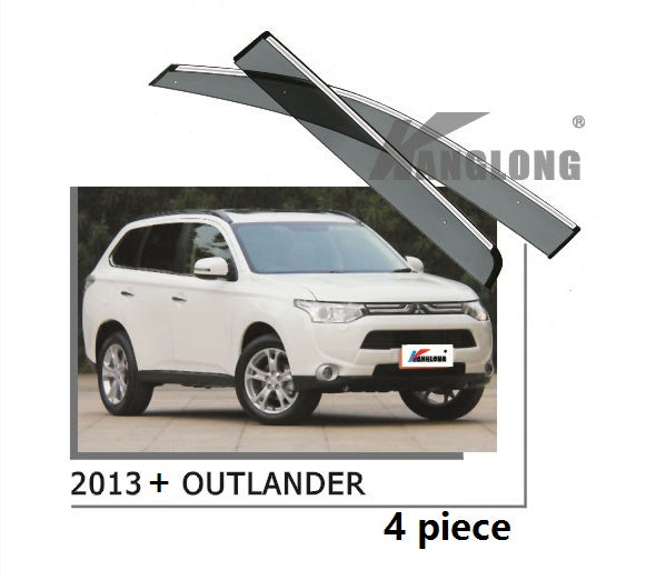 Door Visor / Weather Shield / Monsoon Guard FOR OUTLANDER 2013+   (4 PIECE)