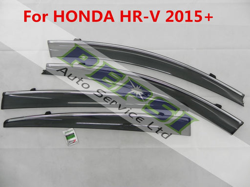 Door Visor / Weather Shield / Monsoon Guard For HONDA HRV HR-V 2015+ (4 PIECE)