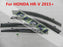 Door Visor / Weather Shield / Monsoon Guard For HONDA HRV HR-V 2015+ (4 PIECE)