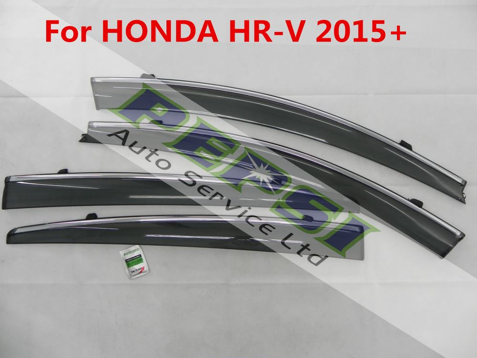 Door Visor / Weather Shield / Monsoon Guard For HONDA HRV HR-V 2015+ (4 PIECE)