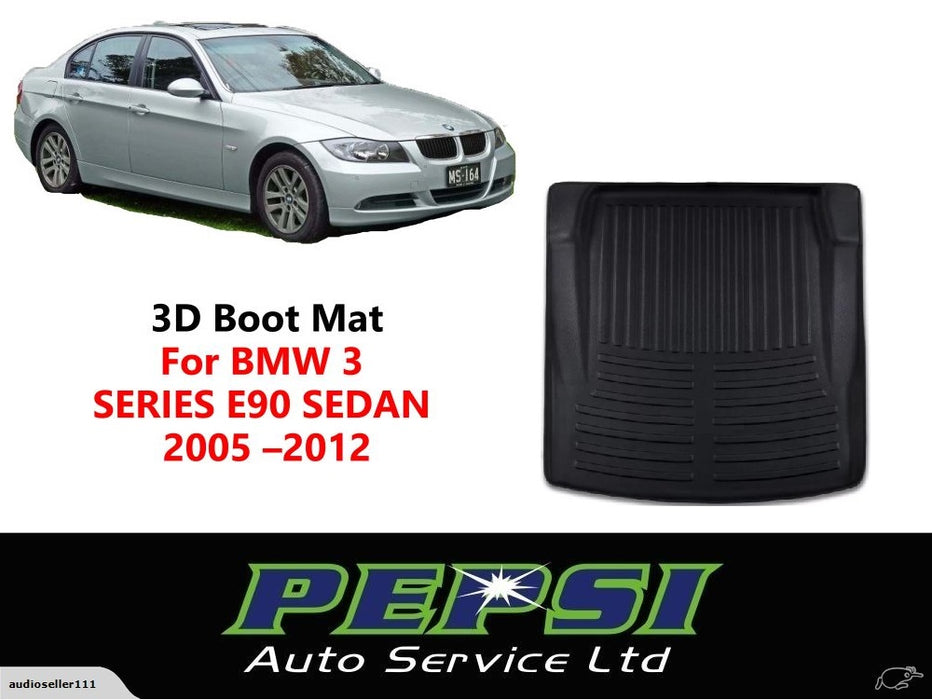 3D Boot Liner / Cargo Mat / Trunk liner Tray for BMW 3 SERIES E90 SEDAN 2005 –12