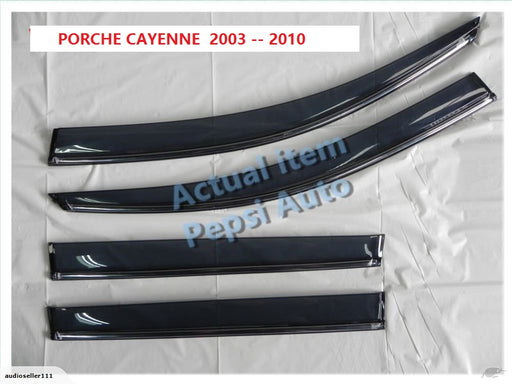 Door Visor / Weather Shield / Monsoon Guard For  PORSCHE CAYENNES 2004 -  2010