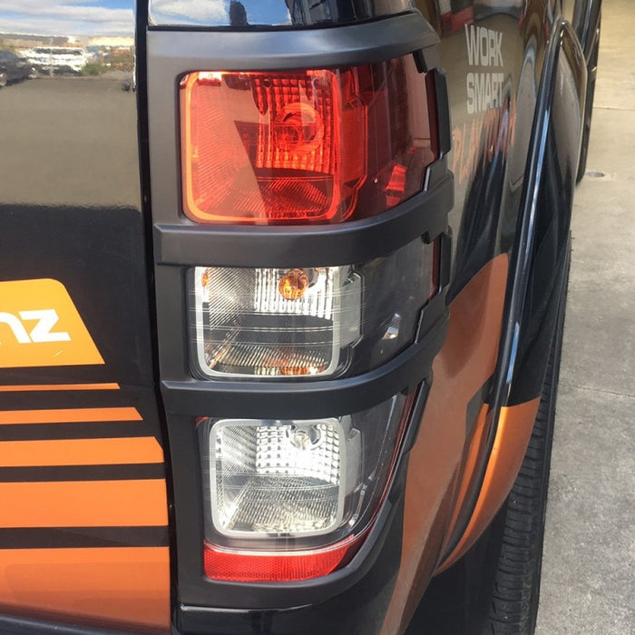 Tail Light Covers FOR Ford Ranger 2012-Current PX1 PX2 PX3 (MATTE BLACK) ( Pair）